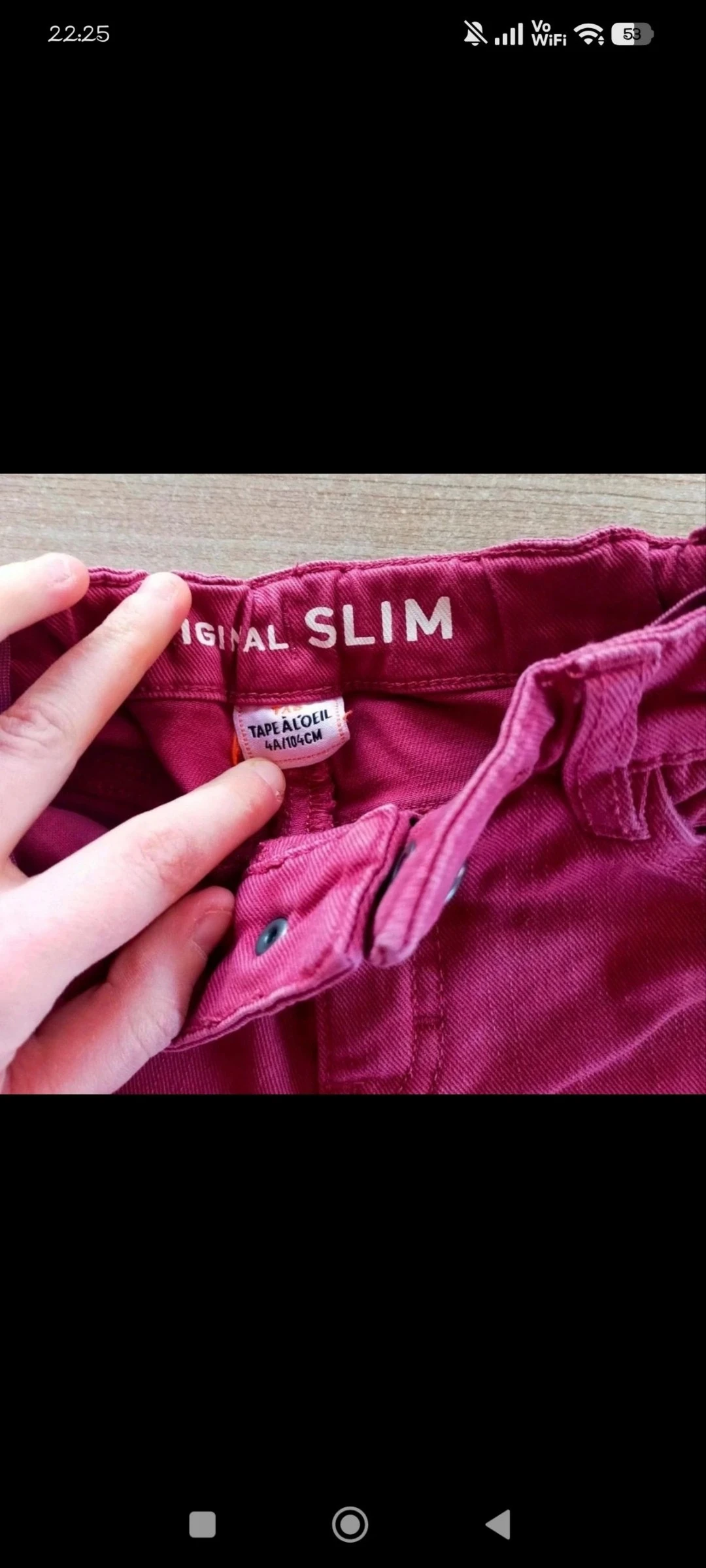👖 Pantalon slim fuchsia Tape à l'Œil – 4 ans – photo 3